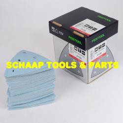 Schuurblad  93x93x93mm P120 Granat STF V93/6 P120 GR/100 per 100 verpakt | 497394